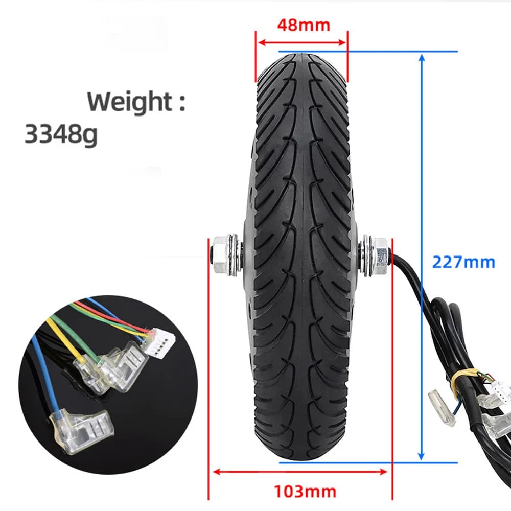 Moteur 36V 350W pour trottinette électrique Xiaomi M365 1S Pro, 8.5 pouces, roue avant, pièces de mo