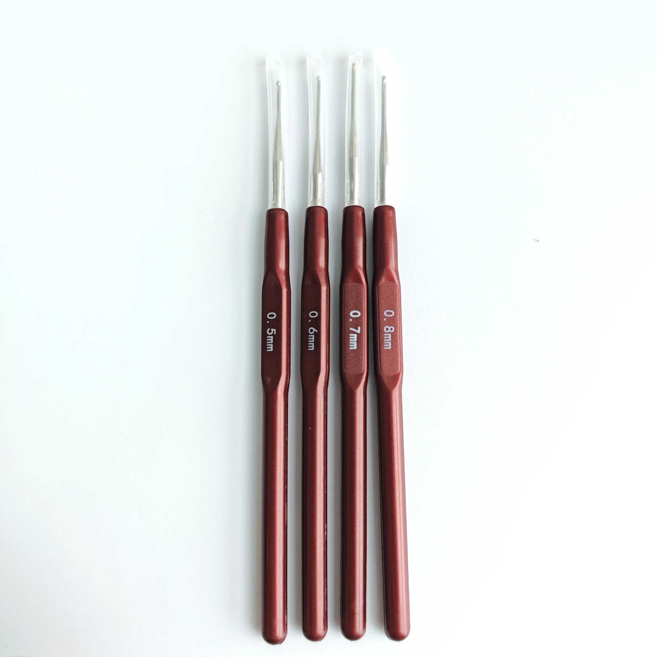 Crochet à tricoter aiguille Dreadlock outils de cheveux crochets en plastique métallique 0.5Mm 0.6Mm