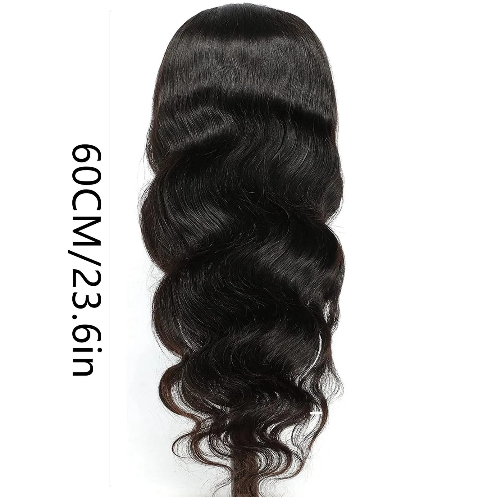 Perruque synthétique longue ondulée bouclée pour femme, aspect naturel, fibre de degré de chaleur po