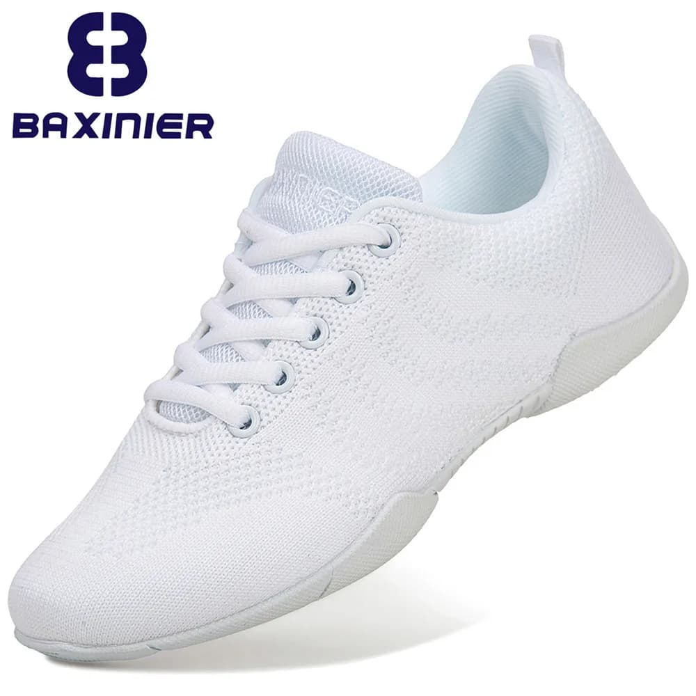BAXINIER filles blanc Cheer danse baskets enfants léger Cheerleading formation marche Tennis femmes 