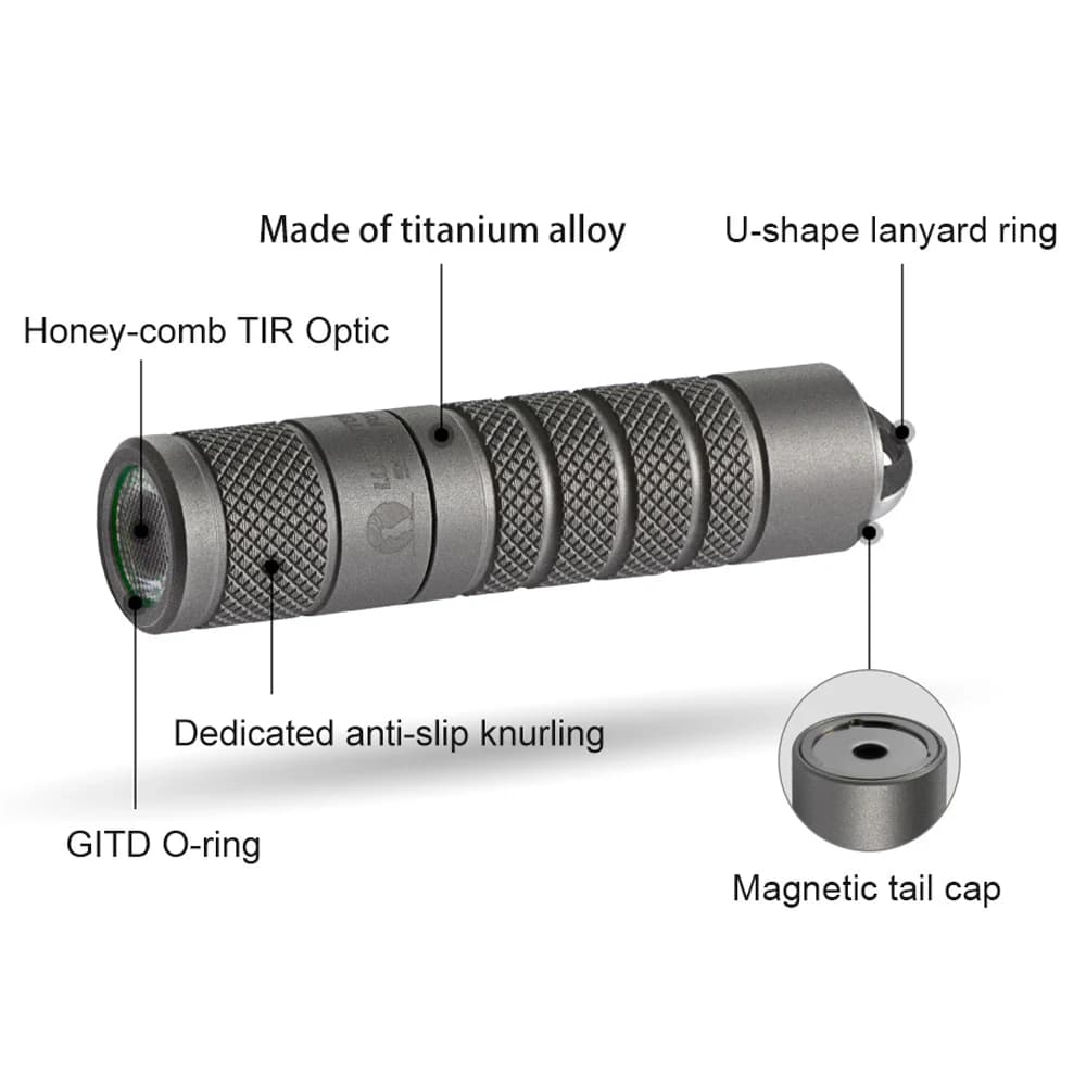Lampe torche LED EDC haute puissance, porte-clés, avec base magnétique, lampe d'extérieur, lanterne 
