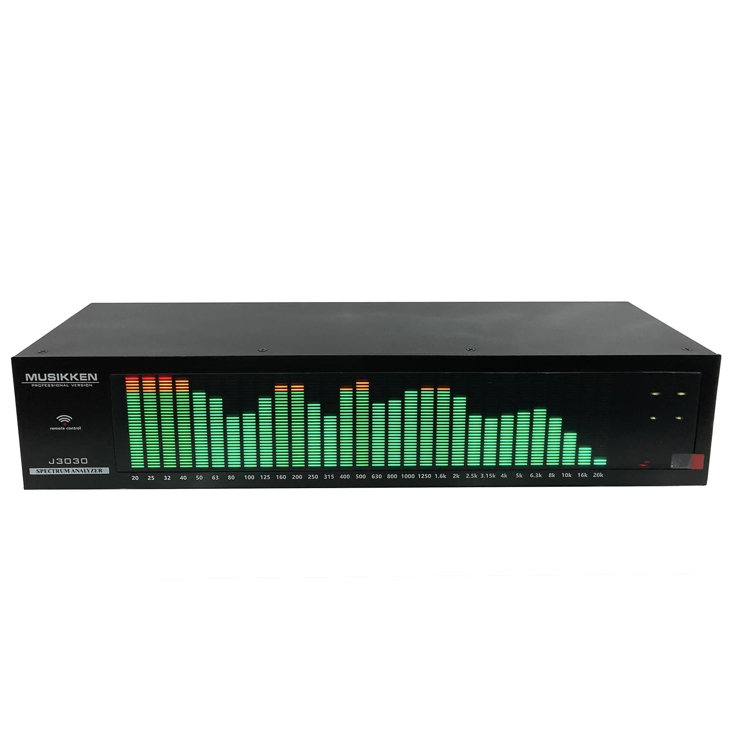 Analyseur numérique 2U, affichage LED, musique, audio, télécommande, commande vocale, indicateur en 