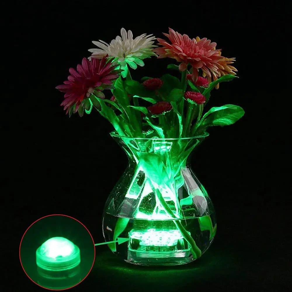 SubSN-Lumières LED RVB étanches, lumière sous-marine pour mariage, chauffe-plat, bain à remous, sécu