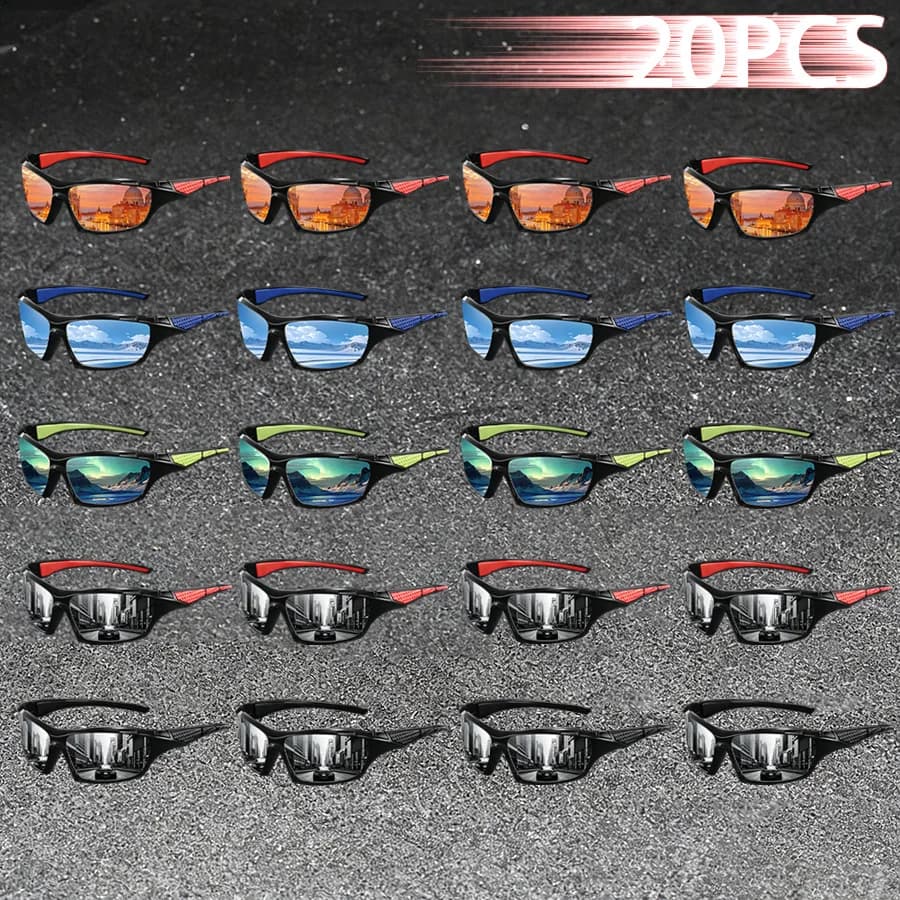 Lunettes de soleil classiques à couleurs contrastées, pour hommes et femmes, pour la conduite, la pê