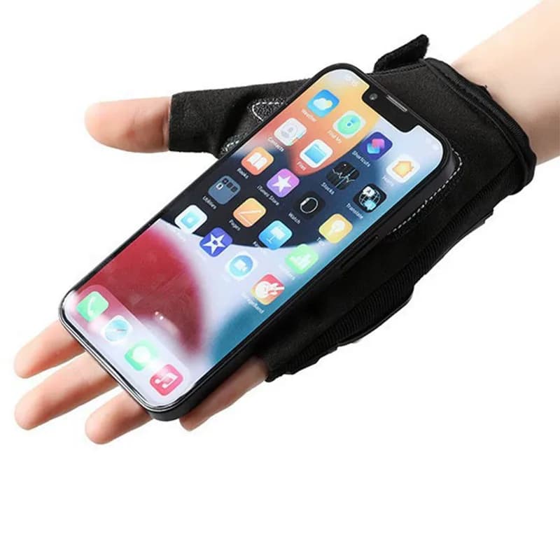Gants de moto respirants, demi-doigt, résistants à l'usure, antidérapants, pour cyclisme en plein ai
