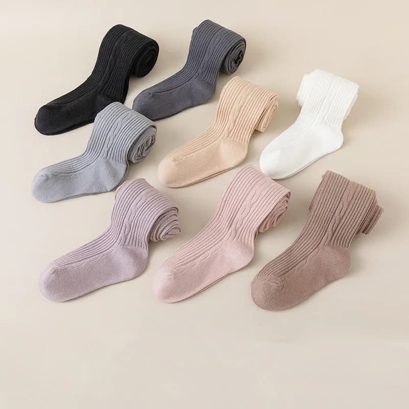 Collants en coton pour filles de 0 à 12 ans, mignons, printemps, automne, hiver, bas en coton, colla