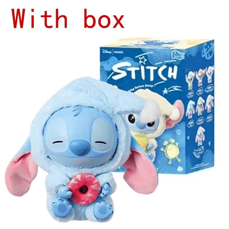 Série Stitch Manger Quelque Chose Avant de Dormir : Boîte Mystère de Figurines en Peluche et Vinyle,