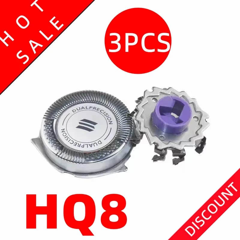 Tête de rechange pour lame de rasoir électrique PHILIPS HQ8, 3 pièces, HQ8200 HQ8240 HQ8241 HQ8250 H