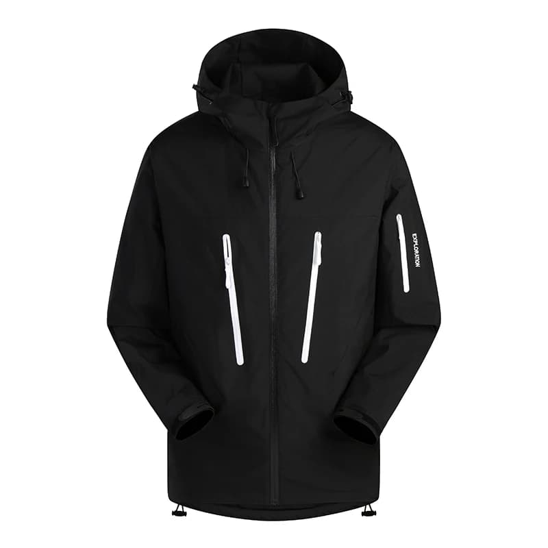 Veste d'alpinisme pour hommes, coupe-vent et imperméable, tissu à la mode, Design Hip Hop, manteau d