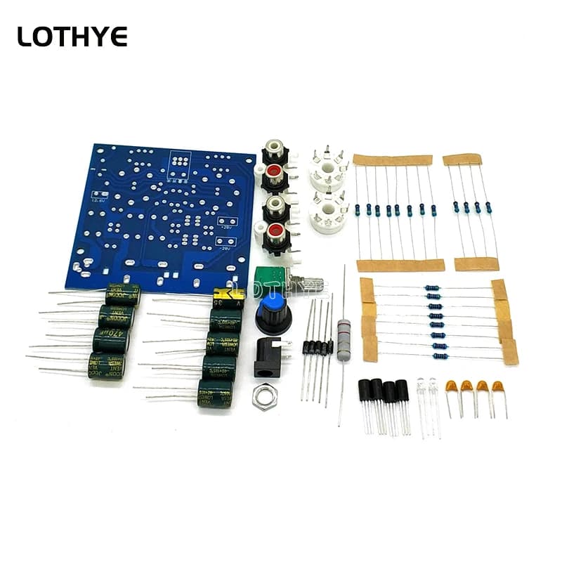 Préamplificateur de fièvre, tampon de casque à Tube 6J1 / 6J2, Kit de bricolage, Module potentiomètr