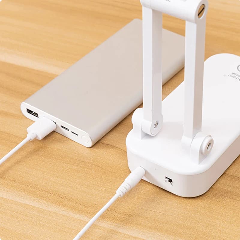 Lampes de bureau pliables à énergie solaire, chargeur USB également, Protection des yeux, lampes de 