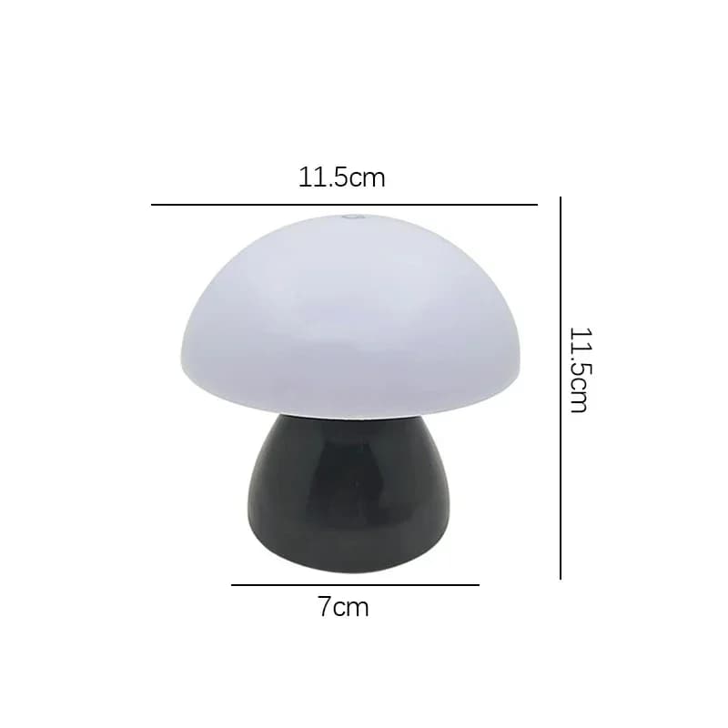 Lampe de Table LED champignon, variateur tactile, chargeur USB, veilleuse pour chambre à coucher/bur