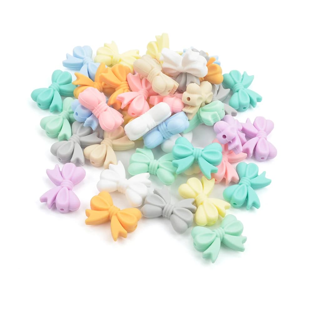 LOFCA 10 pièces/lot perles de couronne en Silicone sans BPA perles de dentition en Silicone bébé à m