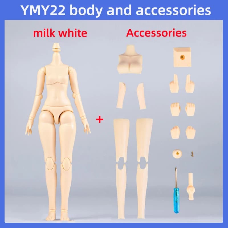 20cm 21cm Ymy 22 24 corps articulé mobile accessoires de remplacement main fille garçon corps pour O