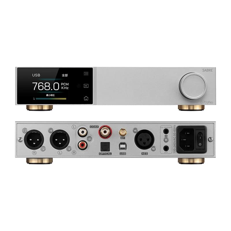 TOPPING-Radiateur D70 PRO SABRE ES9039SPRO XU316, Bluetooth 5.1 sat AC Aptx, Décodeur HiFi Adaptatif