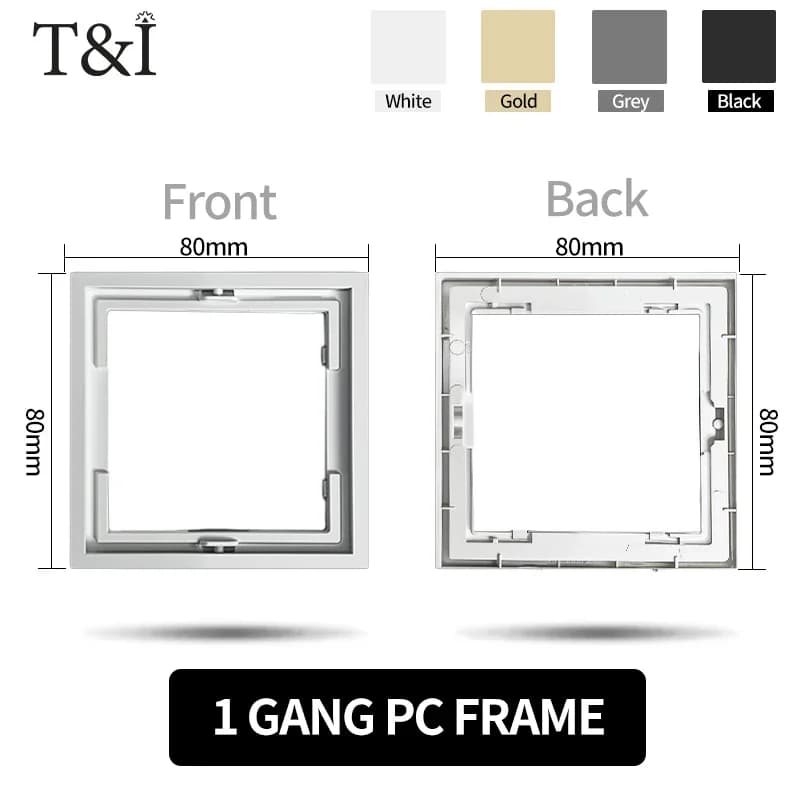 Prise Schuko MORDIO avec ports USB et type-c, prise murale encastrée, 16A 250V, blanc, mise à la ter