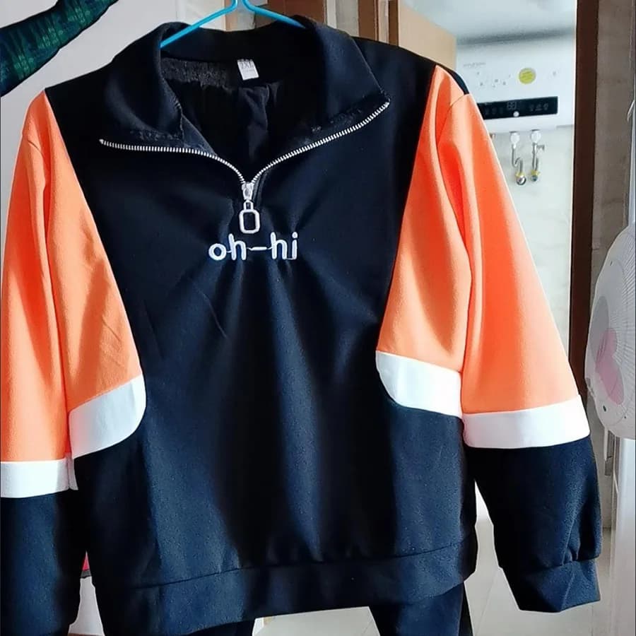 Survêtement patchwork à col montant pour femme, grande taille, 80kg, ensemble 2 pièces, sweat-shirt 