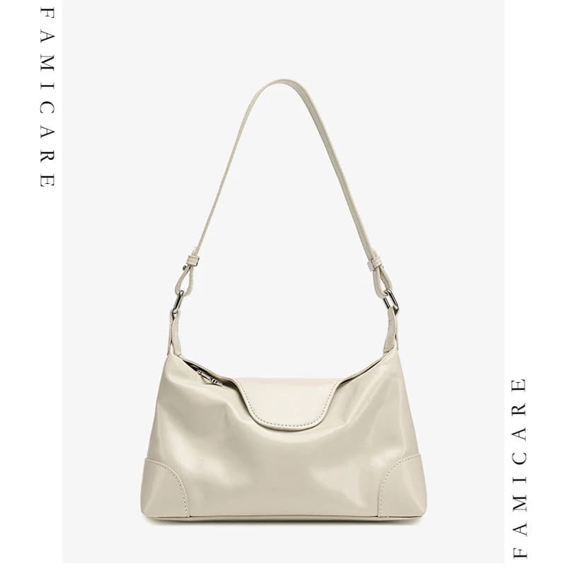 Sac à main en cuir véritable souple pour femme, sac à bandoulière décontracté multifonctionnel pour 