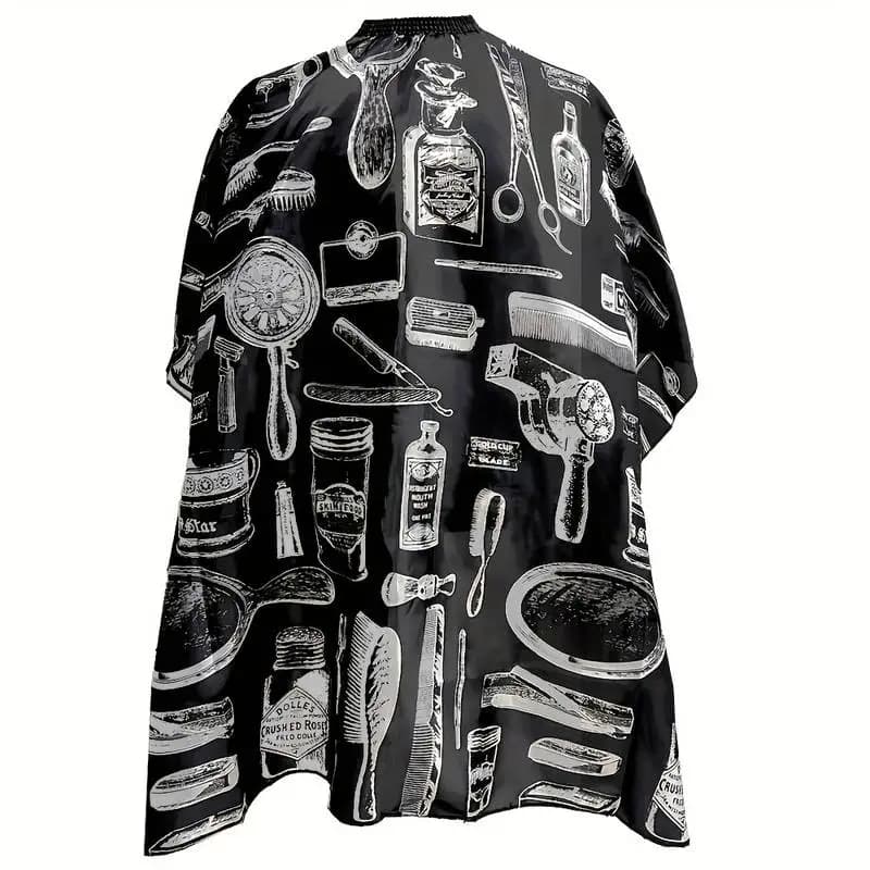 Tablier de coupe de cheveux professionnel, Cape de barbier pour Salon de coiffure, tissu imperméable