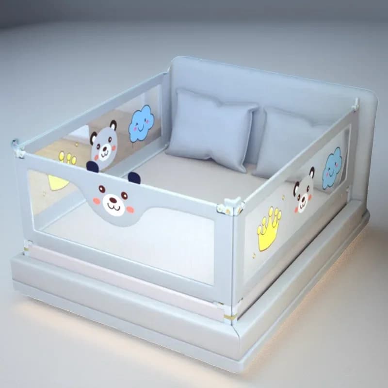 IMBABY garde-corps de lit protecteurs de berceau relevables main courante réglable sécurité du lit e