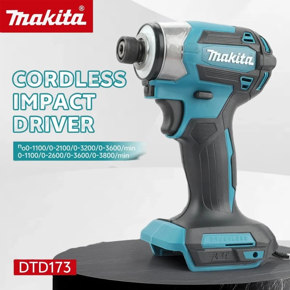 Makita DTD173 18V LXT tournevis à percussion sans fil 180 N · M perceuse électrique en mode T outils