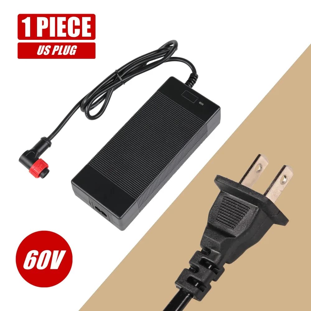 Nouvelle prise 67.2V 2A AC/DC chargeur pour pièce de 60V VSETT 10 APEX 10 + zéro 10X MUKUTA PLUS AUS