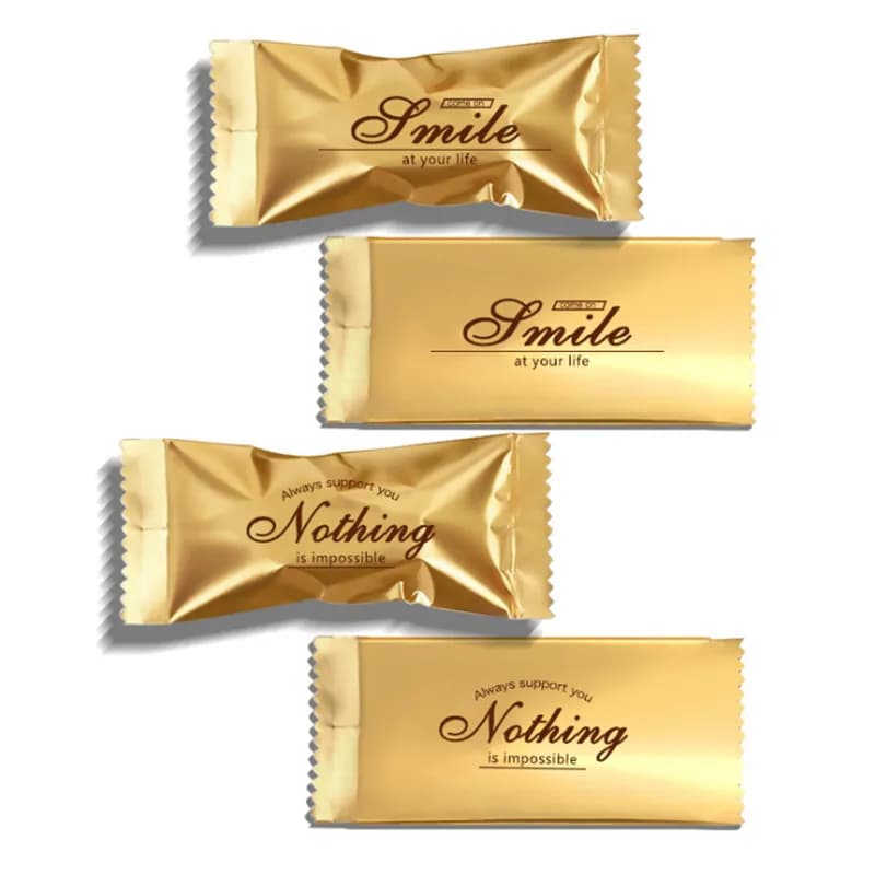 Sacs d'emballage pour bonbons nougat faits à la main, 100 pièces/lot, emballage alimentaire pour bon