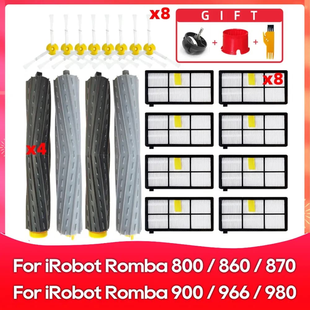 Compatible avec ( iRobot Romba 800, 860, 865, 866, 870, 871, 880, 885, 886, 890, 898, 900, 966, 980,