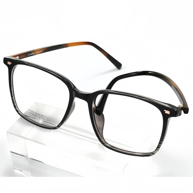 YIMARUILI haut de gamme rétro ovale hommes lunettes ultra-léger mode TR90 grande taille optique Pres