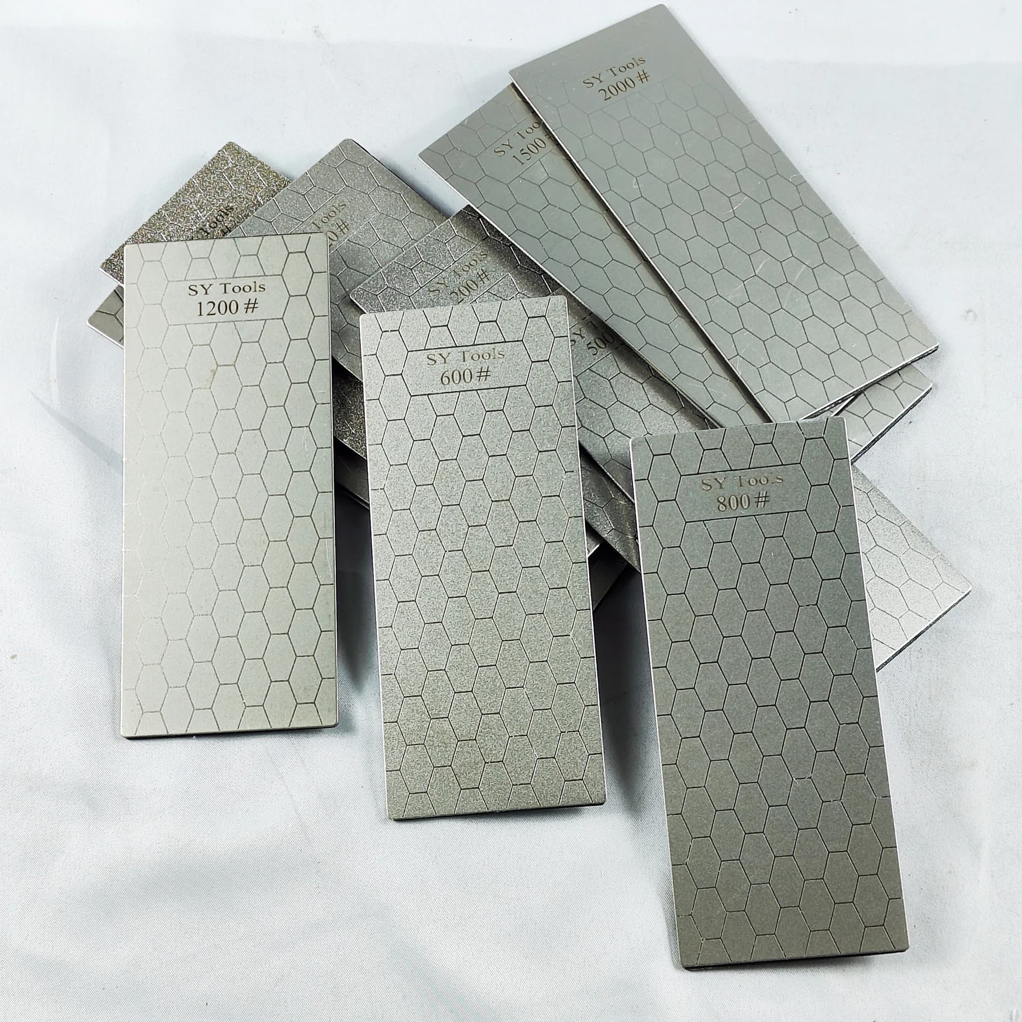 Sy Tools Nouveau 80-3000 #   Affûteur de couteaux professionnel en diamant, plaque de pierre à aigui