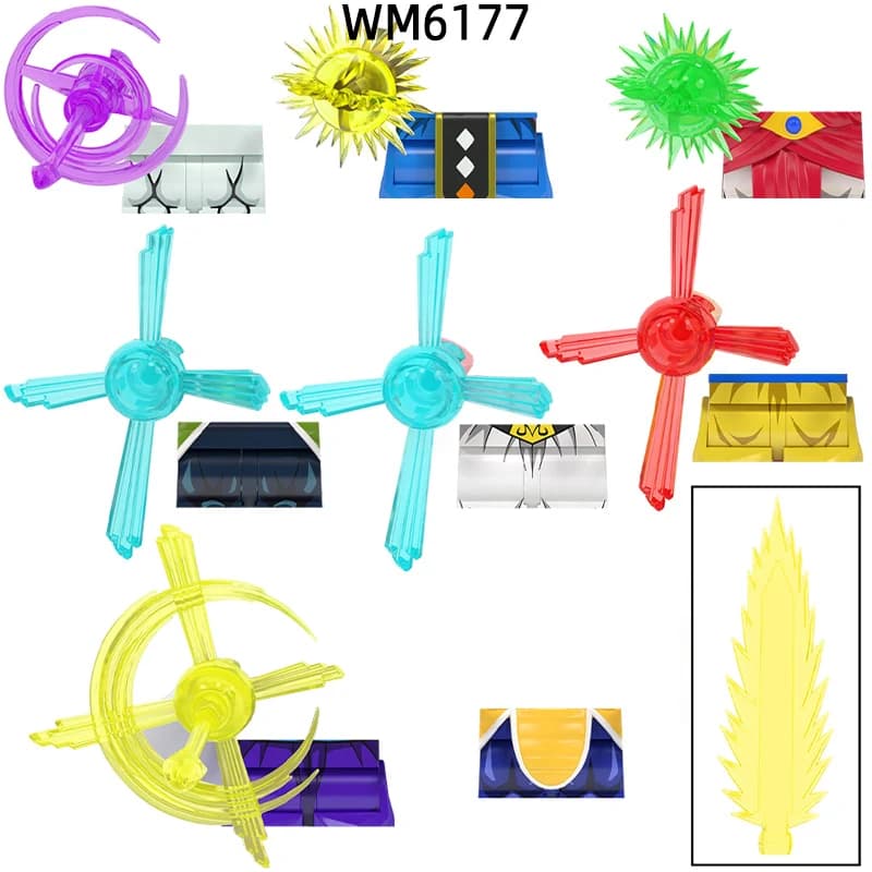 Les figurines d'action armes pantalons pièces de cheveux modèle blocs MOC briques ensemble cadeaux j