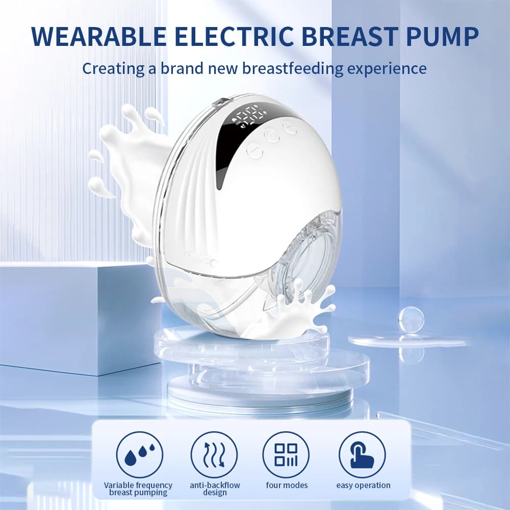 Tire-lait Portable 210ML, grande capacité, mains libres, électrique, Portable, sans BPA, avec affich