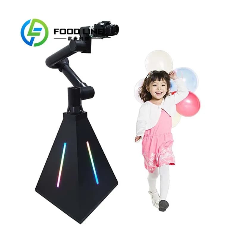 Bras robotisé photo avec écran tactile, commande intelligente, fonctionnement facile pour l'utilisat