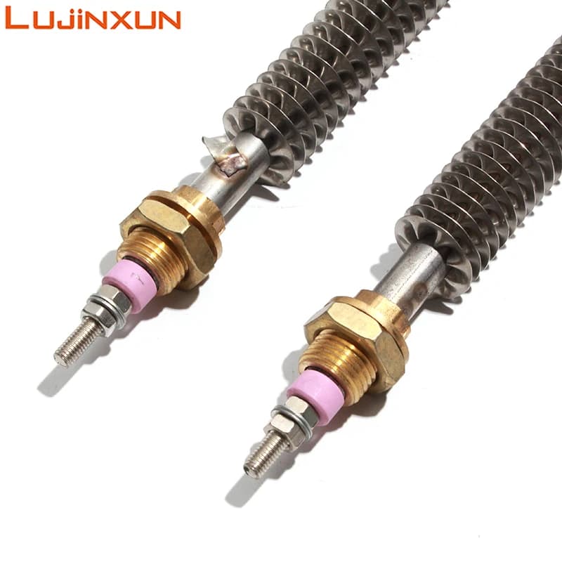 LUJINXUN-Chauffage à air tubulaire à ailettes de type U, 152, 304SS, 0,8 KW, 1KW, 1,2 KW, 1,5 KW, 2K
