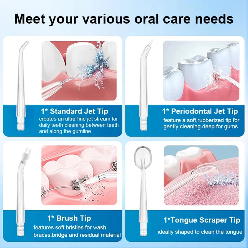 Irrigateur buccal électrique, hydropulseur Portable, nettoyage dentaire domestique, Rechargeable, ét