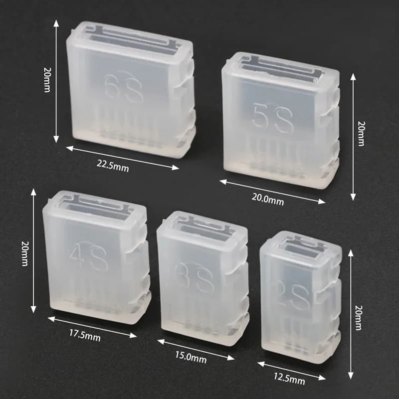 10/20 pcs/lot 2S 3S 4S 5S 6S JST-XH protection de la tête équilibrée prise d'équilibre économiseurs 