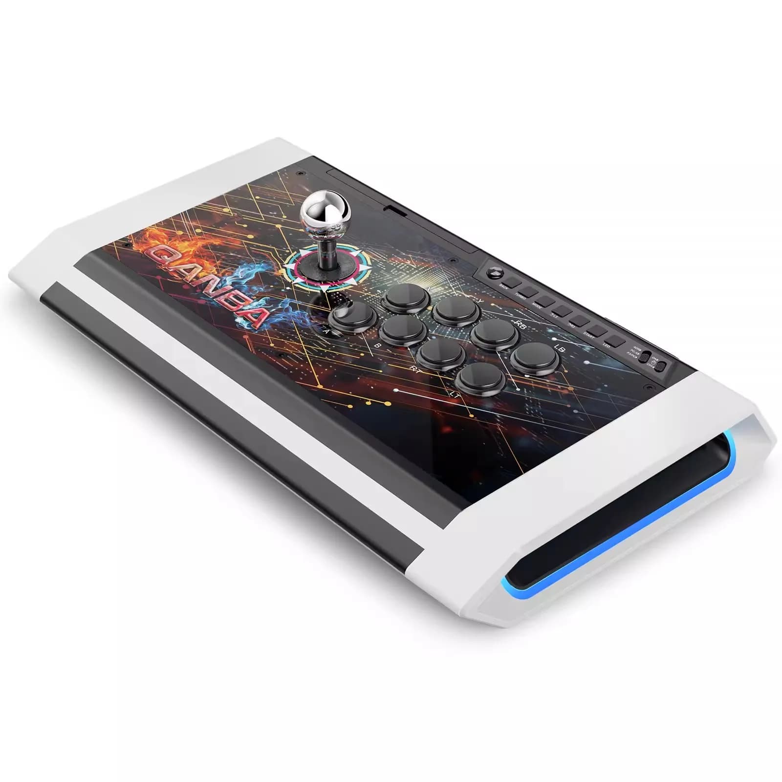 QANBA-Boxer Q3 Obsidian Multi-Function Pro Joystick, Compatible avec PC Street Fighter 6 Lam Ken 8 S