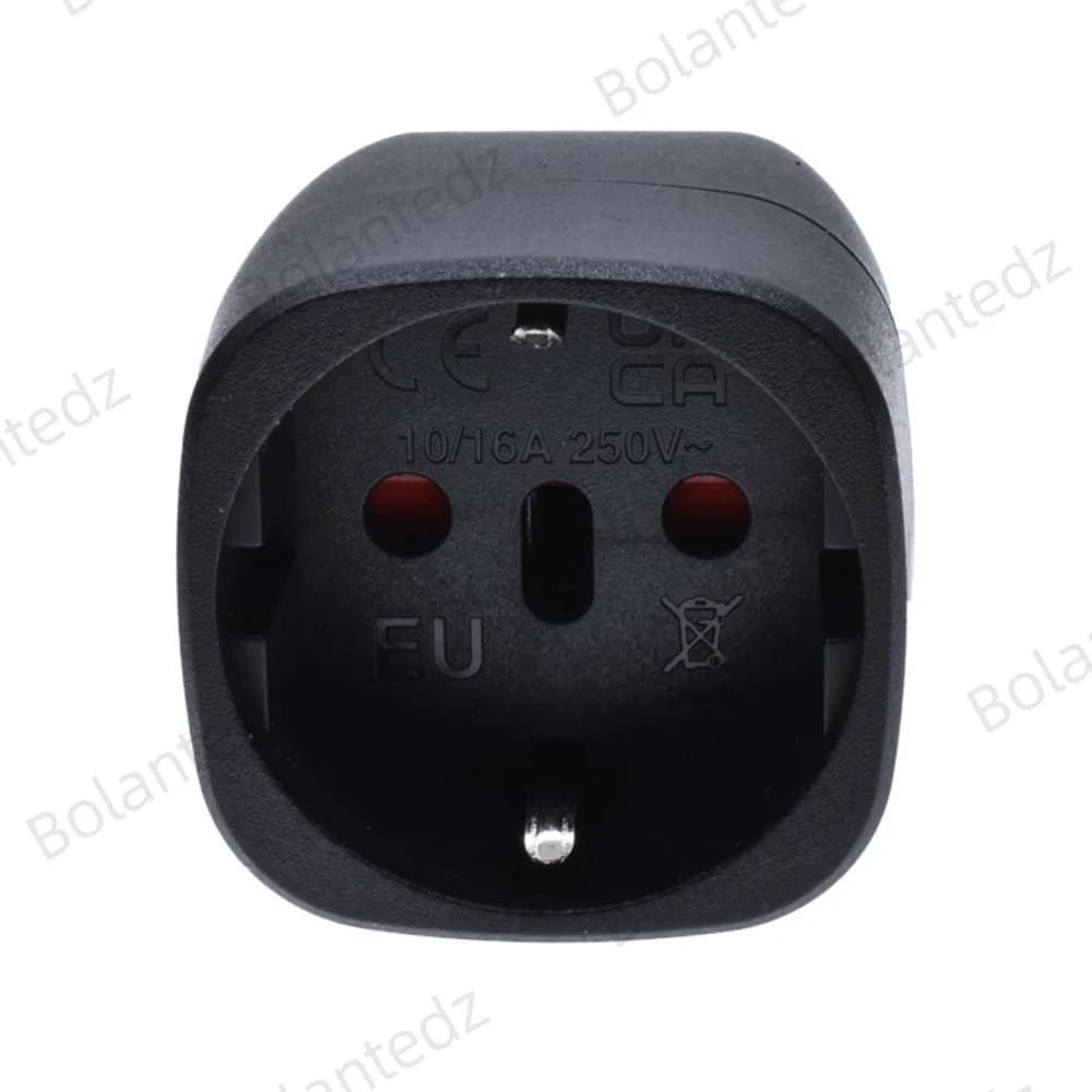 Adaptateur de voyage pour prise électrique US Canada Mexique vers prise EU Suisse Italie, convertiss