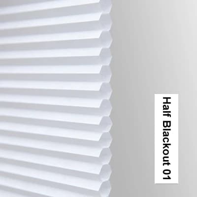 Rideau en nid d'abeille supérieur vers le bas avec fenêtre inversée pour chambre à coucher, balcon, 