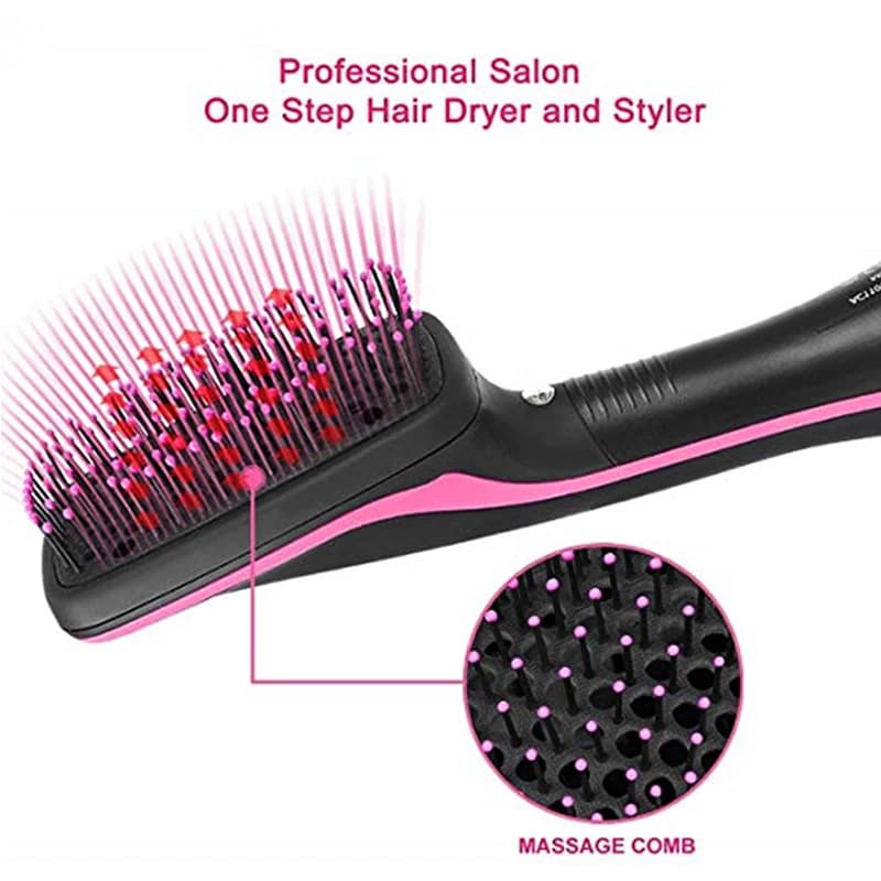 Sèche-cheveux brosse Portable brosse à Air chaud sèche-cheveux avec peigne une étape sèche-cheveux p