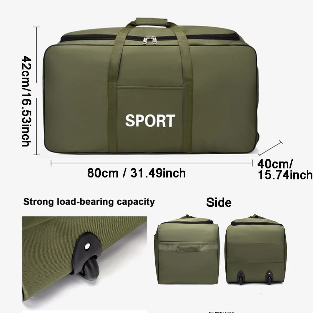 Grand sac de Camouflage 600D pour hommes, grand sac épais et imperméable en tissu Oxford, artefact m