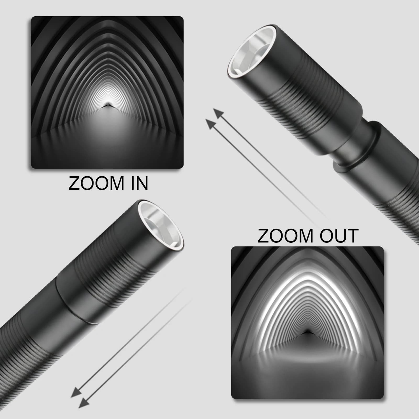 Mini lampes de poche rechargeables USB, lampe médicale de poche à Clip, étanche, Zoomable, torche LE