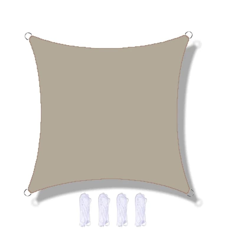 Auvent pare-soleil beige, voile d'ombrage, auvent en tissu imperméable et résistant aux UV pour pavi