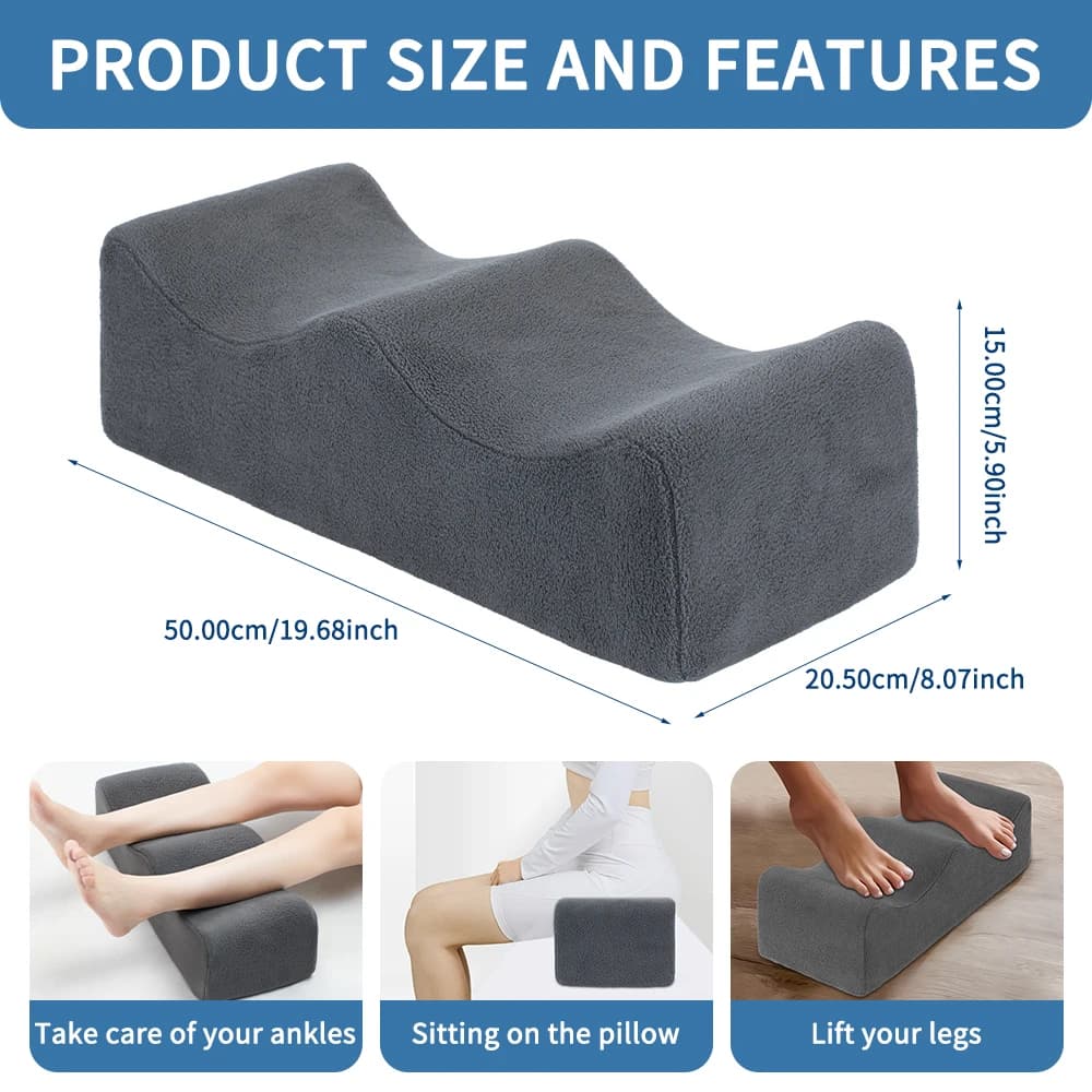 Oreillers pour les jambes, coussin pour soulager la douleur à la taille, rehausseur de jambes pour l