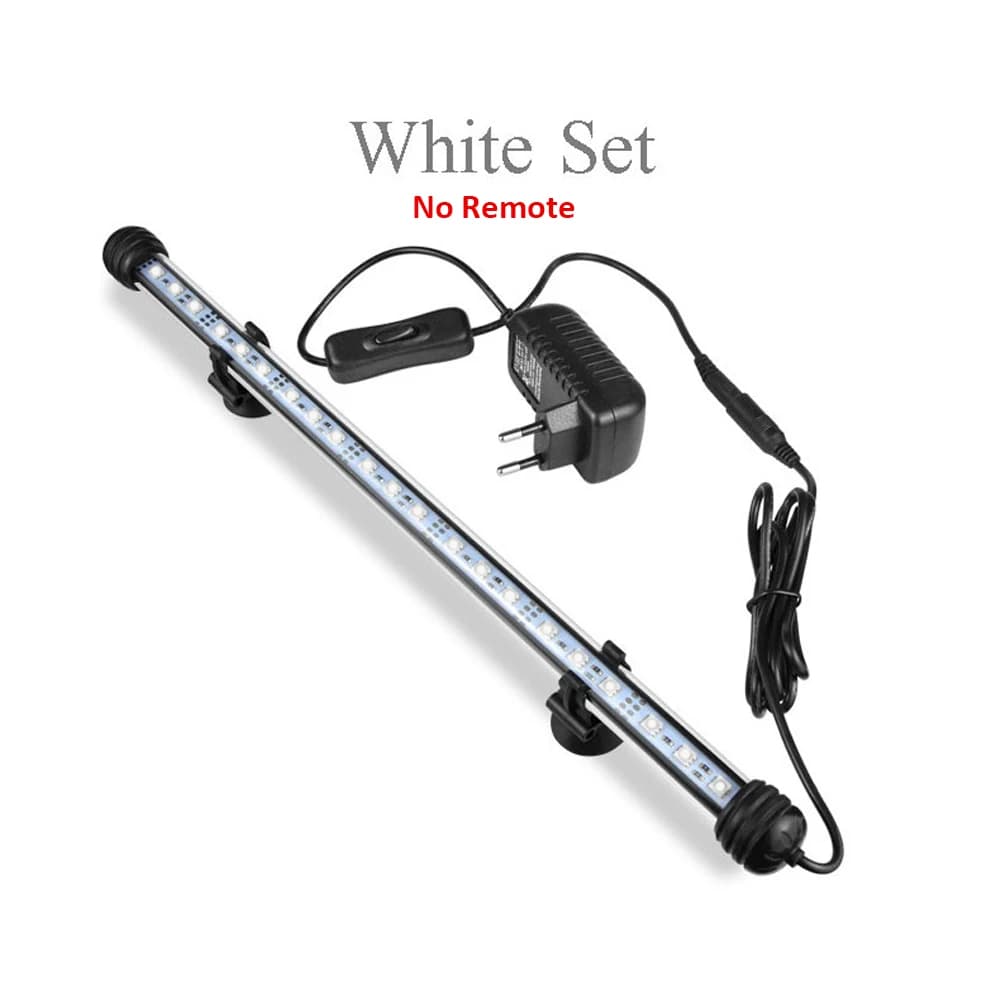 Aquarium LED barre lumineuse étanche Aquarium lumière 110V US 18/28/38/48CM 220V EU sous-marine Aqua