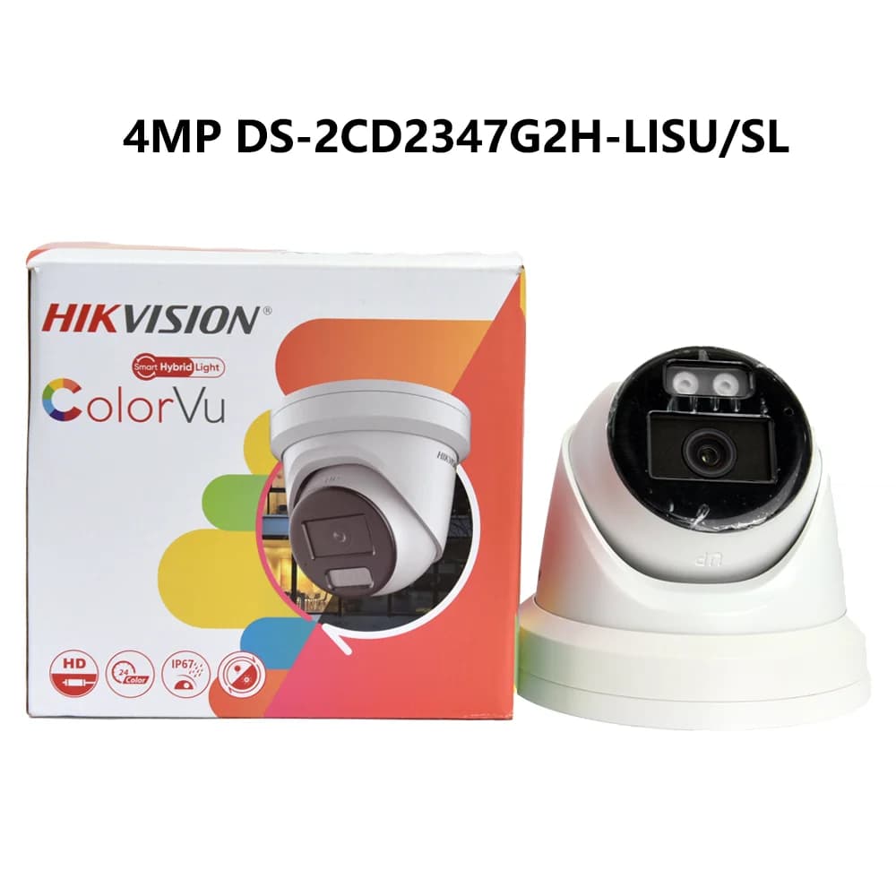 Hikvision 8MP caméra IP DS-2CD2387G2H-LISU/SL 4MP DS-2CD2347G2H-LISU/SL lumière hybride intelligente