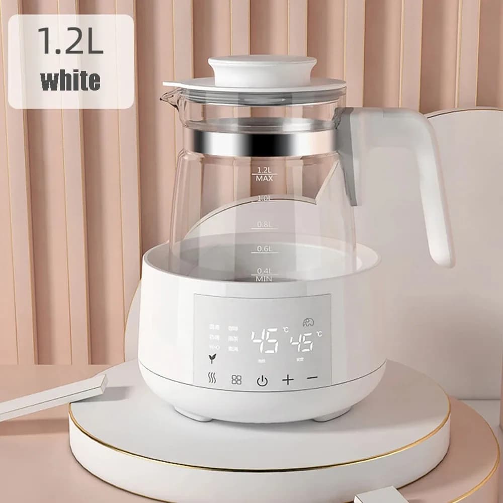 Bouilloire électrique de 1,2 l, régulateur de lait thermostatique pour bébé, bouilloire pour bébé, g