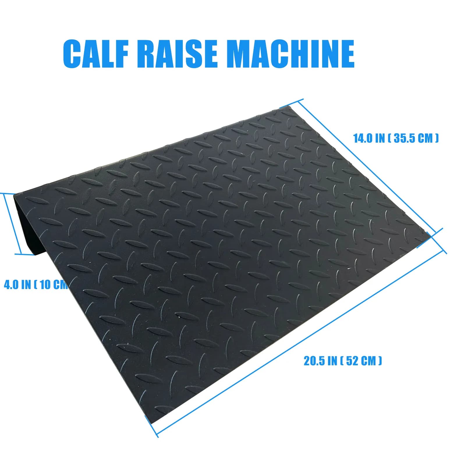 RapDuty-Planche inclinée extra large en acier, plate-forme de levage de mollet, cale de squat coordo