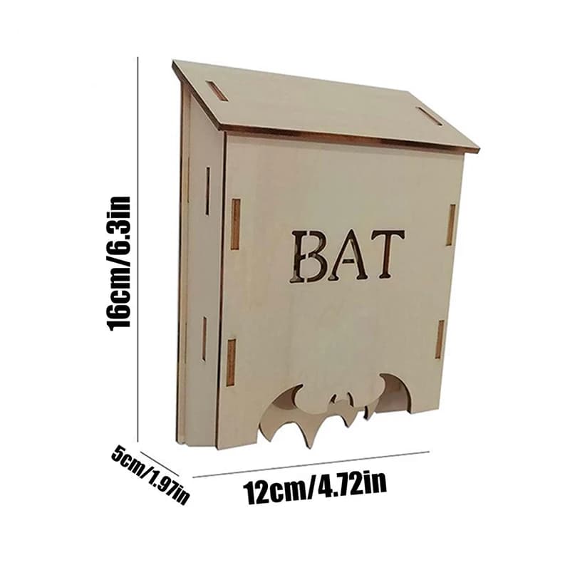 Nouvelle maison créative en bois DIY pour insectes, nichoir en bois pour oiseaux, nid pour animaux, 