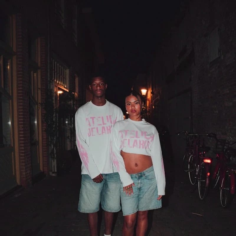 Y2K Harajuku rétro Niche à manches longues imprimé lettre flamme hauts nouvelle mode décontracté con